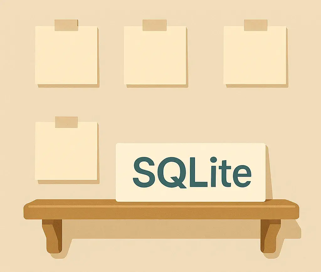 Entity relationship sketch for SQLite orders table